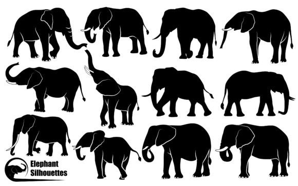 Animal Elephant Silhouettes Vector Art: A Designer's Guide