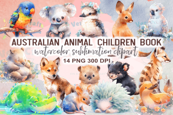 Bring Stories to Life with Australian Animal Children Book Clipart