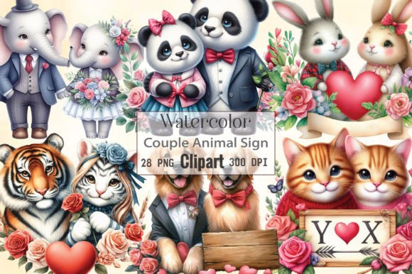 Couple Animal Sign Valentine Sublimation: Designing with Heart and Personality