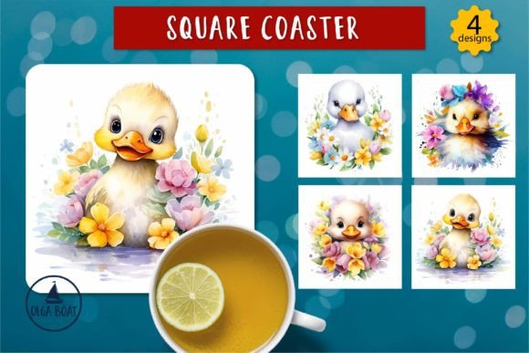 Cute Duck PNG Watercolor: A Spring Design Essential