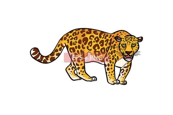 Jaguar Mammals Animal Illustration: A Dynamic Asset for Modern Projects