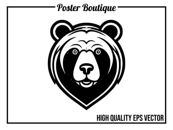 Unleashing the Wild Spirit: Bear Wild Animal Icon Vector EPS