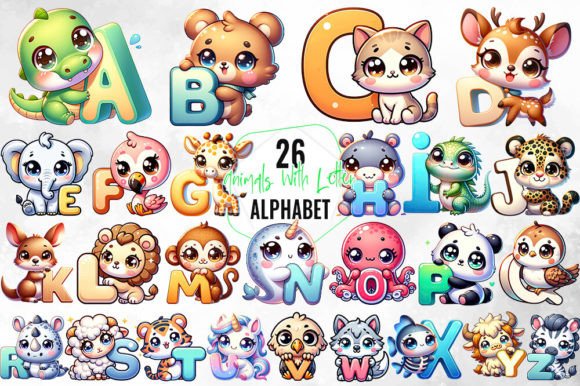 Unlocking Creative Potential with Animal Alphabet Sublimation Clipart
