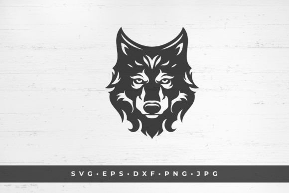 Wolf Power Wild Canine Animal Muzzle: A Creative Design Asset